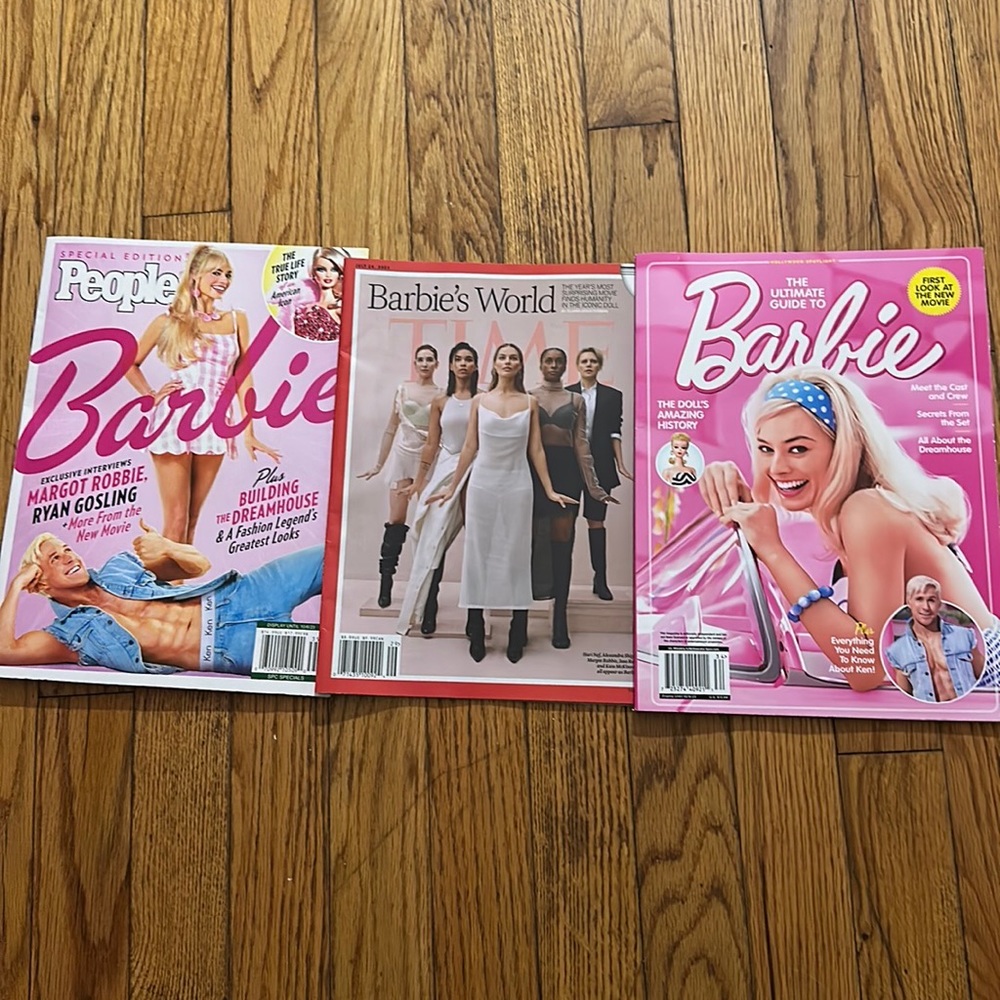 NWT Barbie™️ The Movie Special Edition Mags Time People & Ultimate Guide💕 NWT